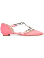 Monique Lhuillier Sabina Ballerina Shoes - Pink & Purple