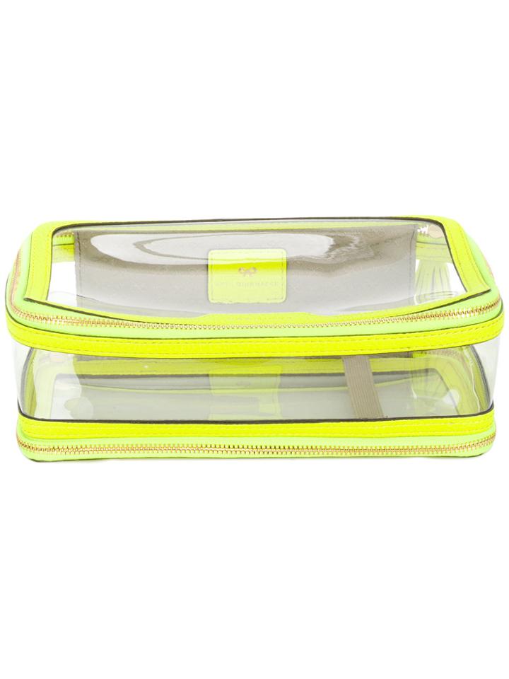 Anya Hindmarch Inflight Make-up Bag - Yellow & Orange