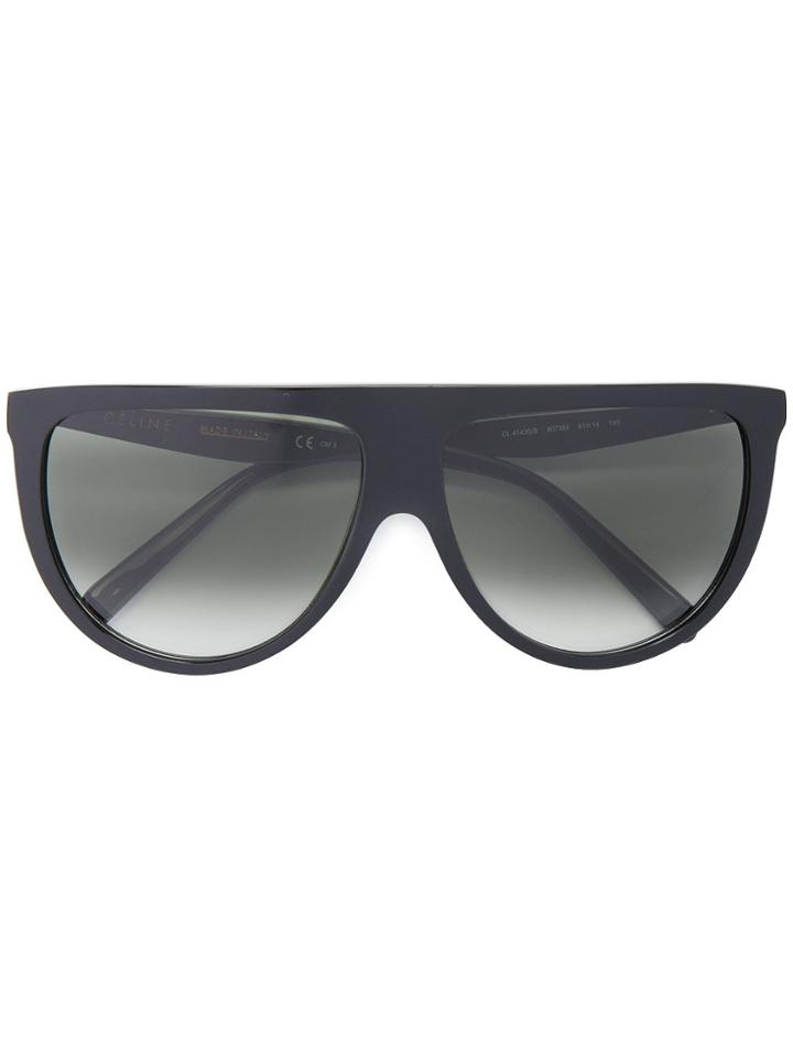 Céline Eyewear Thin Shadow Sunglasses - Black