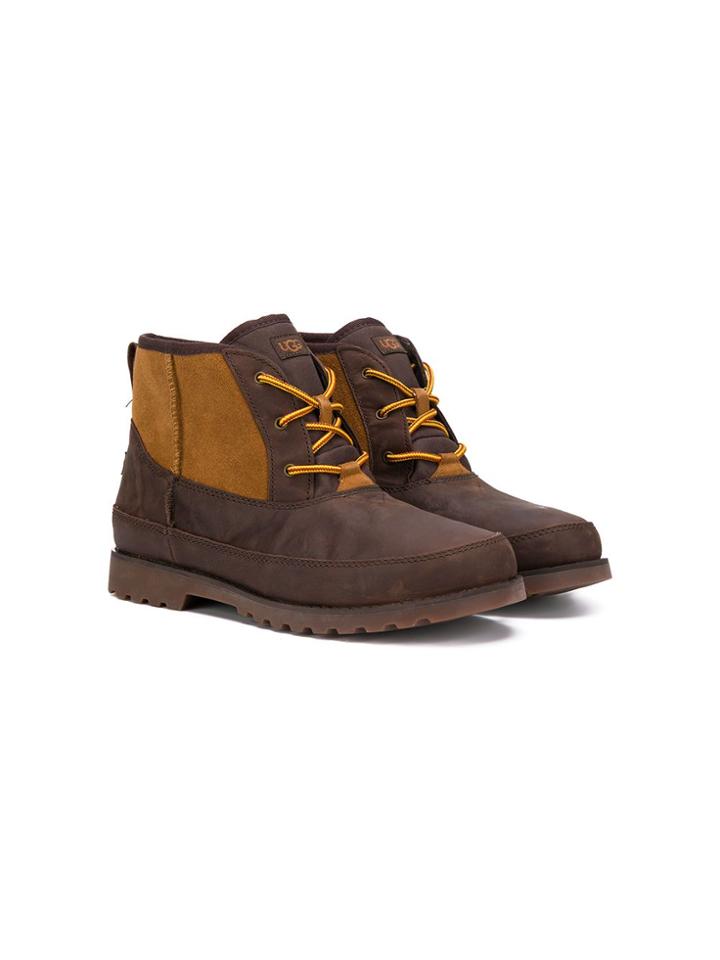 Ugg Australia Kids Teen Lace-up Ankle Boots - Brown