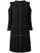 Chanel Vintage Cut-out Shift Dress - Black