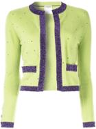 Chanel Pre-owned Chanel Long Sleeve Cardigan - Green