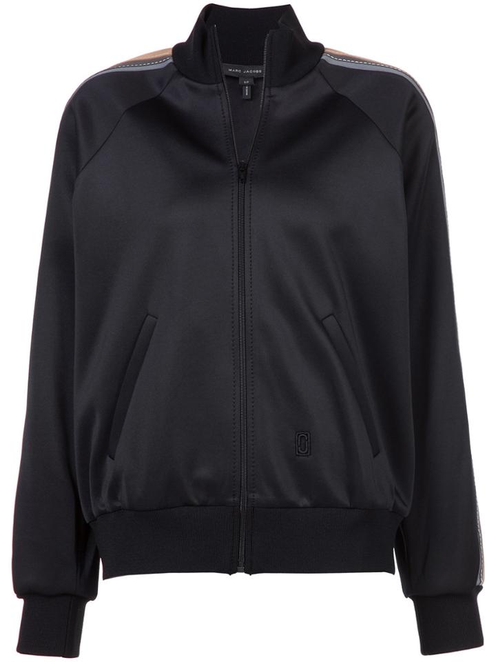 Marc Jacobs Stripe Detail Track Jacket - Black