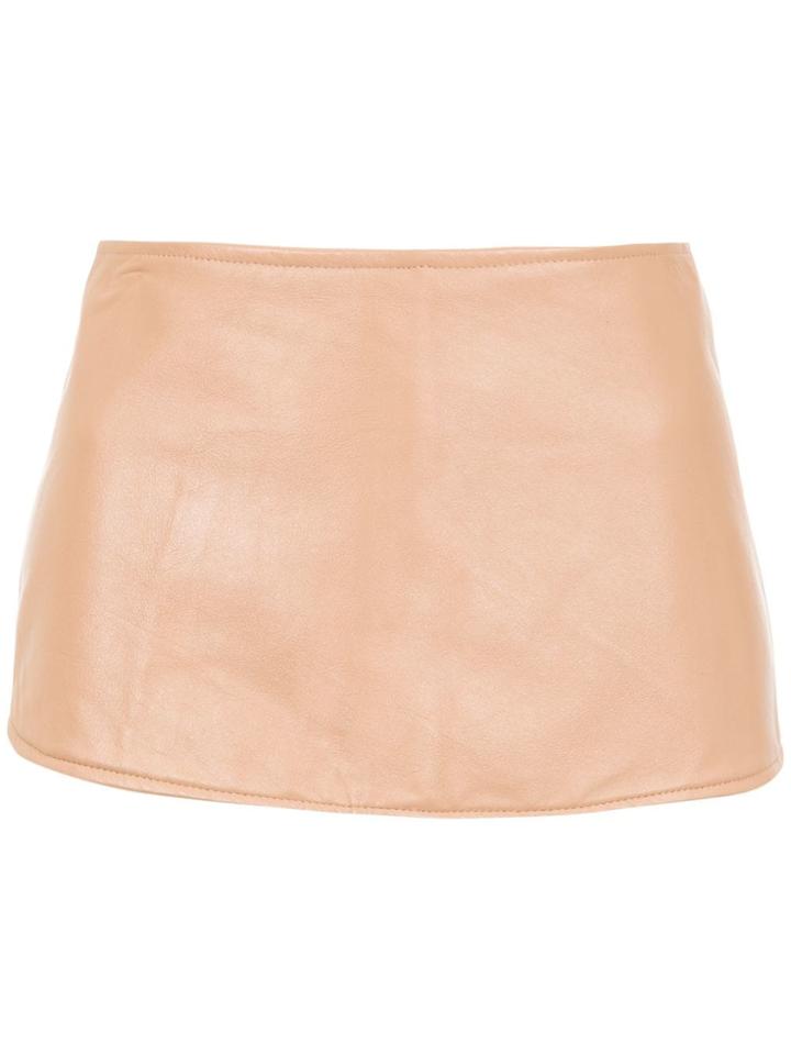 Andrea Bogosian Leather Belt - Neutrals