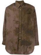 Our Legacy Tie Dye Shirt - Brown