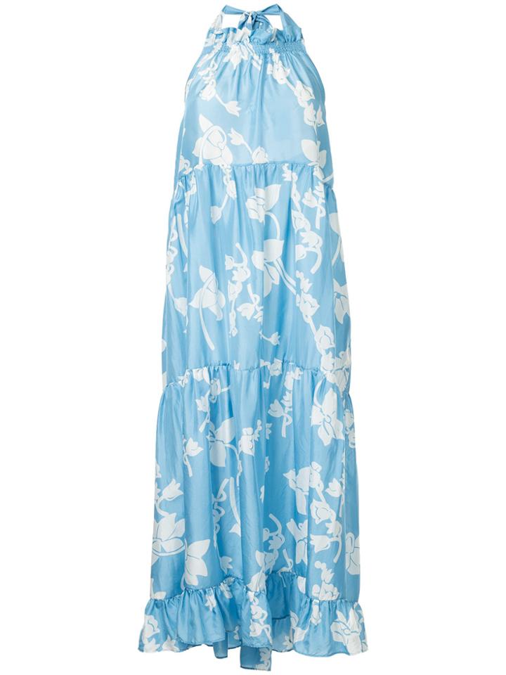 Lee Mathews Bluebell Halterneck Dress