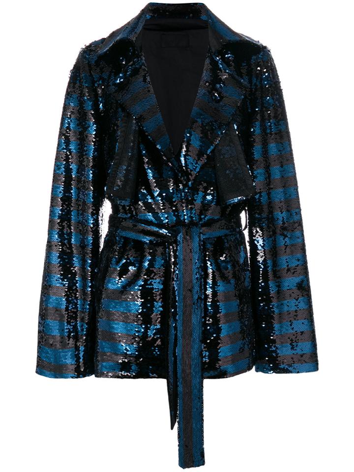 Rta Sequin Embellished Jacket - Black