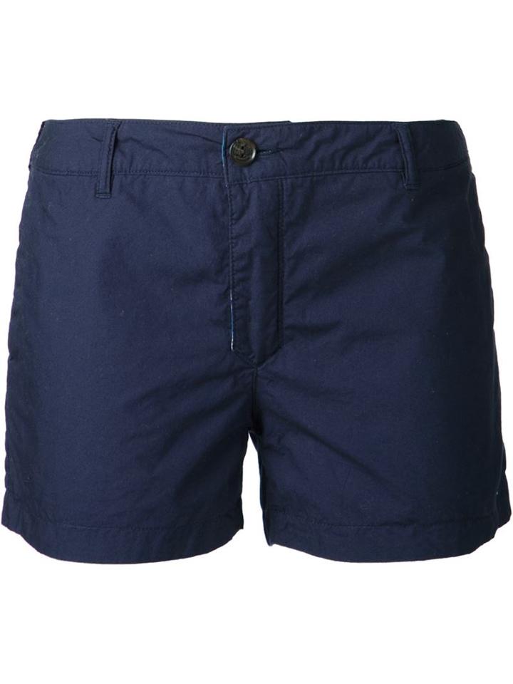 Lucien Pellat Finet Zip Up Shorts