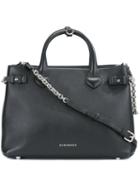 Burberry Chain Detail Medium Tote