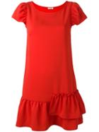 P.a.r.o.s.h. Cap Sleeve Dress, Women's, Size: Xs, Red, Polyester