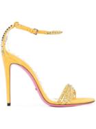 Gucci Ilse Crystal Embellished Sandal - Yellow