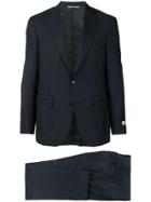 Canali Two Piece Slim-fitted Suit - Blue