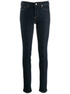 Love Moschino Heart-shaped Plaque Skinny Jeans - Blue