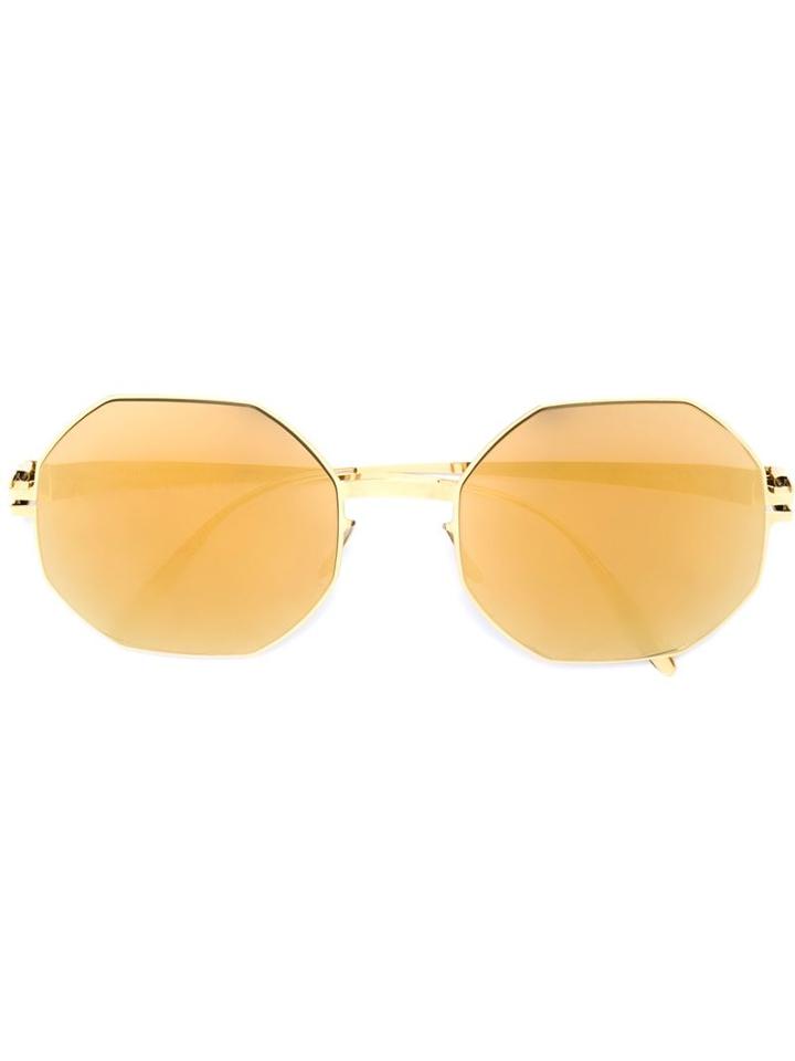 Mykita - 'ursula' Sunglasses - Unisex - Metal (other) - One Size, Grey, Metal (other)