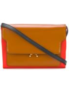 Marni Trunk Mini Shoulder Bag - Brown