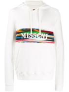 Missoni Engraved Logo Hoodie - White