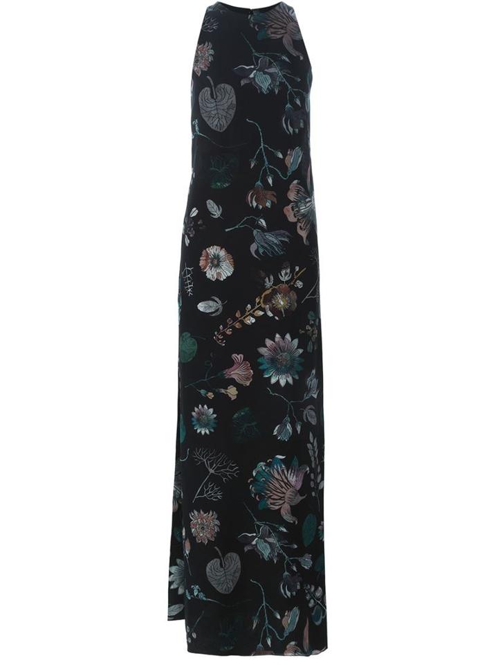 Versus Floral Print Column Dress