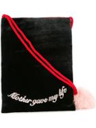 Tu Es Mon Trésor Small Tote Bag - Black