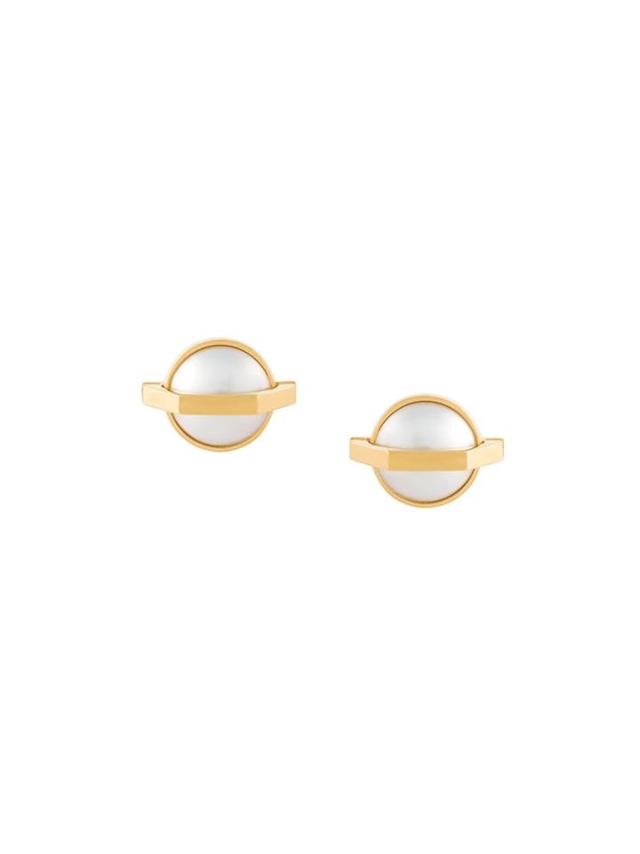 Lara Bohinc 'moon Mechanics' Stud Earrings, Women's, Metallic