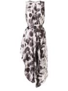 Symetria Variation Print Dress - Black