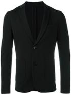 Paolo Pecora Patch Pockets Blazer, Men's, Size: 46, Black, Polyamide/polyester/spandex/elastane/viscose