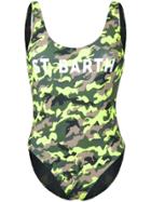 Mc2 Saint Barth Loral Camouflage Swimsuit - Green