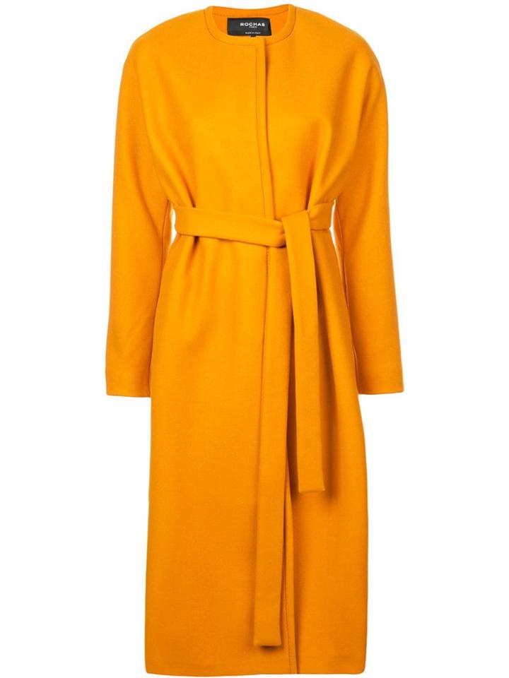 Rochas Nettuno Coat - Orange