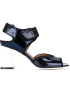 Marni 'one Band' Contrasted Heel Sandals