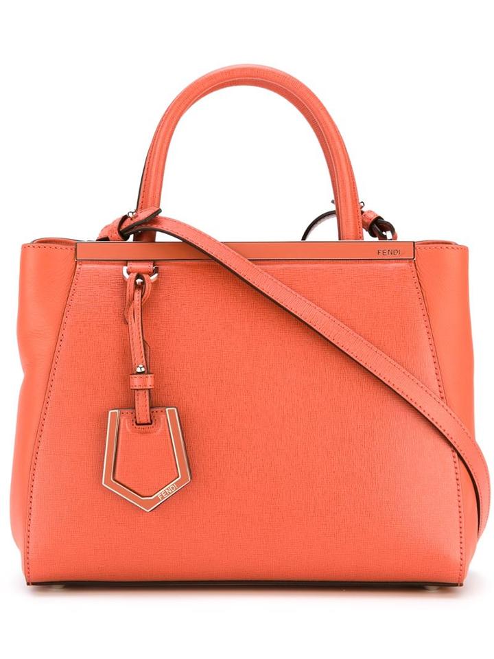 Fendi Small '2jours' Tote, Women's, Yellow/orange