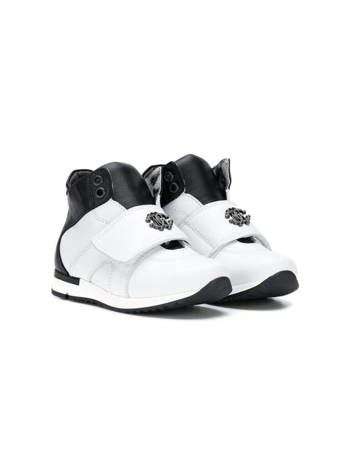 Roberto Cavalli Junior Teen Hi-top Sneakers - White