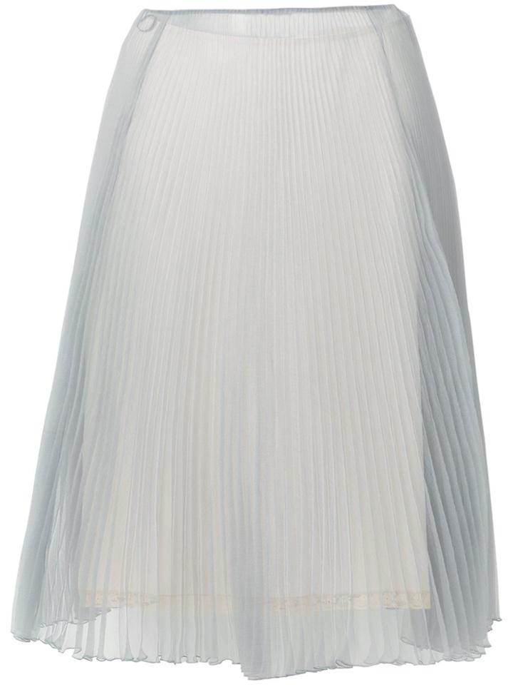 Prada Pleated Skirt - Grey