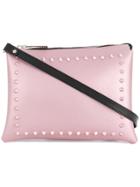 Gum Stud Detailed Crossbody Bag - Pink & Purple