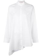 Yohji Yamamoto - Asymmetric Hem Shirt - Women - Cotton - 1, White, Cotton