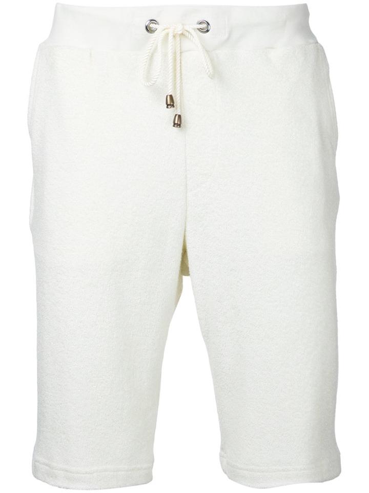 Estnation - Drawstring Bermuda Shorts - Men - Cotton - M, White, Cotton