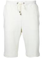 Estnation - Drawstring Bermuda Shorts - Men - Cotton - M, White, Cotton