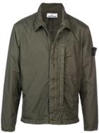 Stone Island Creased Lightweight Jacket - Green