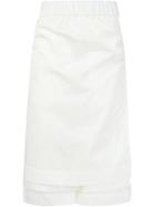 Craig Green Crinkle Track Shorts, Men's, Size: L, White, Cotton/nylon