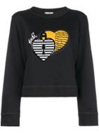 Fendi Patch Embellished Sweatshirt - Black