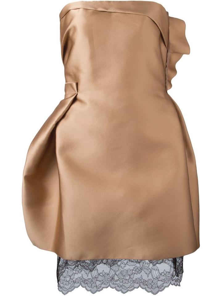 Lanvin Lace Hem Cocktail Dress