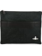 Vivienne Westwood Front Strap Clutch Bag