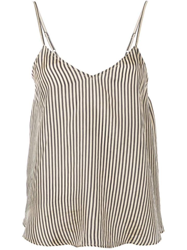 Mes Demoiselles Striped Camisole Top - Black