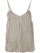 Mes Demoiselles Striped Camisole Top - Black