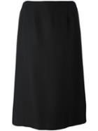 Maison Margiela Classic A-line Skirt, Women's, Size: 38, Black, Viscose/virgin Wool