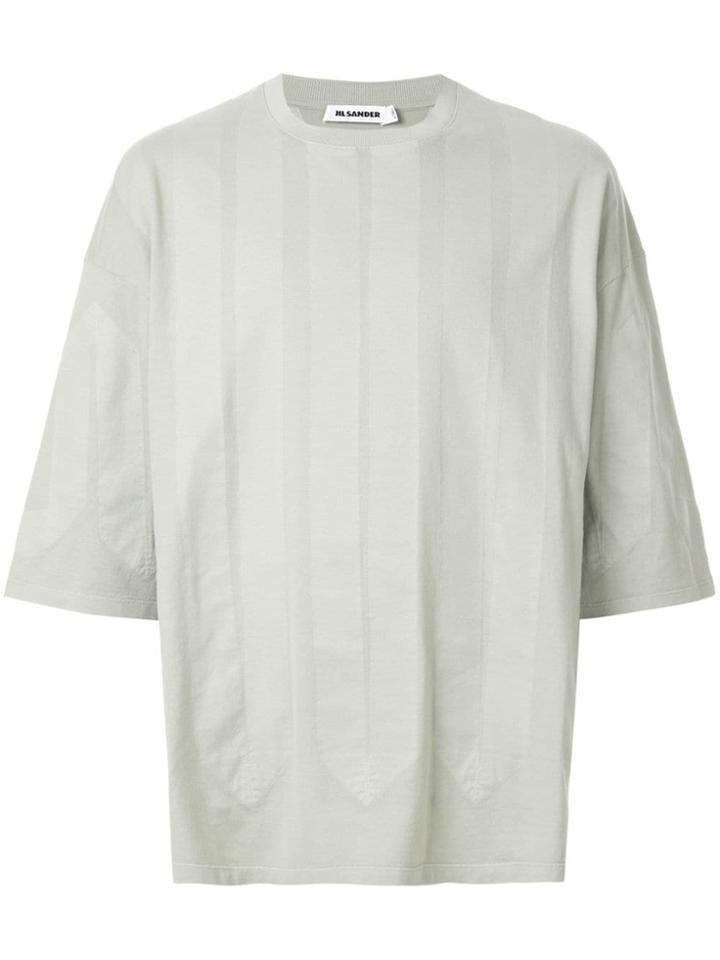 Jil Sander Oversized Knitted T-shirt - Green