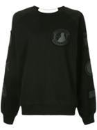 Hyein Seo Patch Detail Sweatshirt - Black