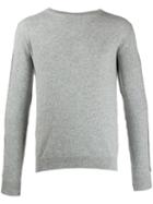 Les Hommes Urban Stripe Detail Jumper - Grey