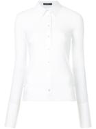 Marc Cain Fitted Button-down Shirt - White