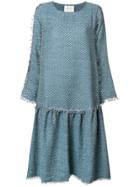 Cecilie Copenhagen Square Dress - Blue