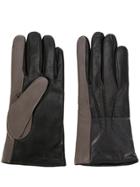 Paul Smith Colour Block Gloves - Black