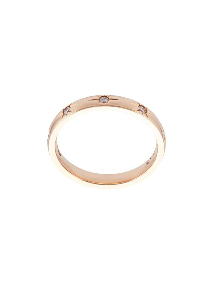 Marchesa 18kt Rose Gold Star Diamond Band